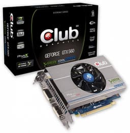 Модель GeForce GTX 560 Green Edition пополнила серию 3D-карт Club 3D с пониженным энергопотреблением