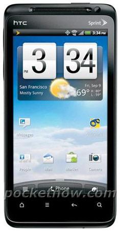 Опубликовано первое изображение смартфона HTC EVO Design 4G