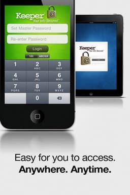 Keeper Password & Data Vault 7.1.2 безопасно хранит секретные данные на iPhone