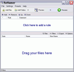 ReNamer v.5.72 - бесплатная утилита для пакетного переименования файлов