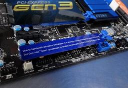 Третий слот PCI-E 3.0 x16 на системных платах на чипсете Z77 связан не с PCH, а с процессором