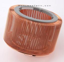 Процессорный охладитель Nofan CR-95C Copper изготовлен целиком из меди