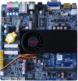 Плата Giada MI-HM65T имеет типоразмер Mini-ITX и оснащается процессорами Core второго поколения