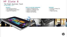 Появились некоторые подробности о планшете HP Slate 8 для корпоративного рынка