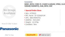 Panasonic укомплектовала защищенный ноутбук Toughbook CF-53 процессором Ivy Bridge