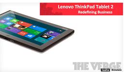 Планшетный компьютер Lenovo ThinkPad Tablet 2: подробности