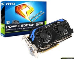 Появились изображения и спецификации видеокарты MSI GeForce GTX 660 Ti Power Edition