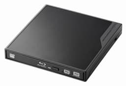 Внешний оптический привод LBD-PMF6U3HBKW с функцией записи дисков Blu-ray оснащен интерфейсом USB 3.0