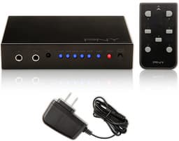 PNY 5-Port Smart HDMI Switch позволяет подключить к одному входу HDMI до пяти источников