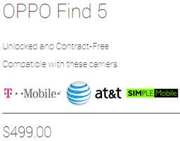 Появились официальные данные о характеристиках смартфона Oppo Find 5