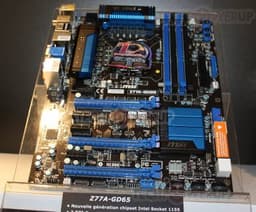 Фото дня: серийная модель системной платы MSI Z77A-GD65 на чипсете Intel Z77
