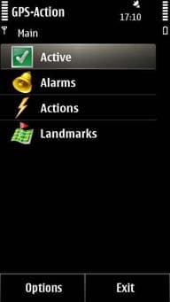 GPS-Action 1.4 для Symbian — планировщик на основе GPS