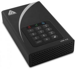 Внешние накопители Apricorn Aegis Padlock DT шифруют данные по алгоритму AES-XTS