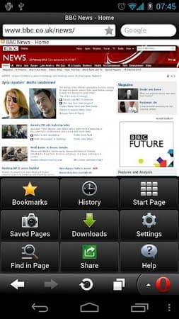 Opera Mini 7 для Android упрощает доступ к социальным сетям