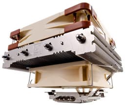 Низкопрофильный процессорный охладитель Noctua NH-L12 можно использовать с одним или двумя вентиляторами