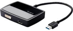 Адаптер Targus USB 3.0 SuperSpeed Dual Video превращает порт USB 3.0 в два цифровых видеовыхода