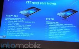 MWC 2012: ZTE показала четыре планшета под управлением Android, два из них – на платформе NVIDIA Tegra 3