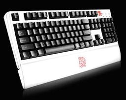 Игровая клавиатура Tt eSPORTS MEKA G1 COMBAT WHITE выкрашена в белый цвет