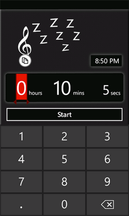 Stop Music 1.0 — автоматическая остановка плеера на Windows Phone
