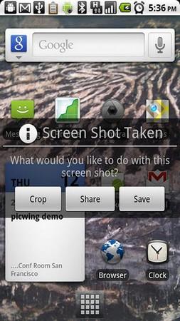 Screenshot It 3.37 поможет сделать скриншоты экрана смартфона