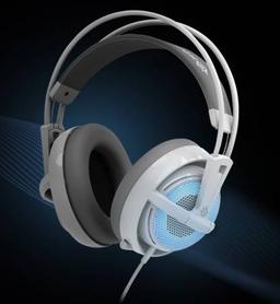 Гарнитура SteelSeries Siberia v2 Frost Blue наделена голубой подсветкой