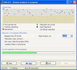 Zero Assumption Recovery v.9.2 Build 2 - утилита для восстановления данных с проблемных носителей информации