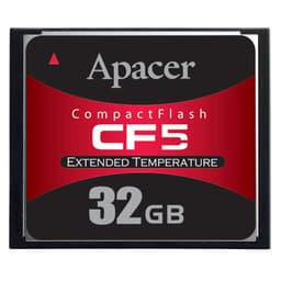 Новые карты памяти Apacer форматов CF и SD рассчитаны на расширенный температурный диапазон