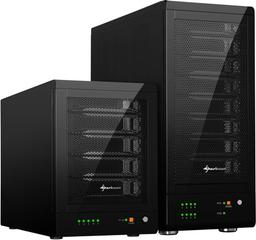 Корпуса Sharkoon 5-Bay RAID Station и Sharkoon 8-Bay RAID Station предназначены для массивов накопителей типоразмера 2,5 и 3,5 дюйма