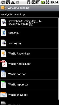 Обновлен архиватор WinZip 1.3.1 для Android