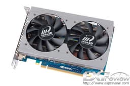 Видеокарта Inno3D на базе  GeForce GTX 560 SE позирует на фото