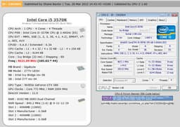 Инженерные образцы процессоров Intel Core i7 3770K и Core i5 3570K опробованы при работе на повышенных частотах