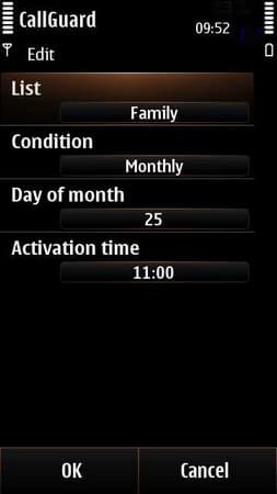 CallGuard 1.2 — управление входящими звонками на Symbian