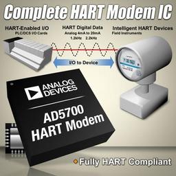 Analog Devices выпускает микросхему модема HART с рекордно низким энергопотреблением