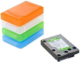 Logitec предложила хранить HDD  в разноцветных пластиковых контейнерах
