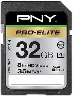 Карты памяти PNY SDHC Pro-Elite в режиме чтения развивают скорость до 50 МБ/с