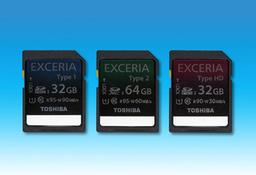 Toshiba называет новые карты памяти EXCERIA самыми быстрыми в своём классе
