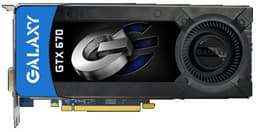 Galaxy использует для разогнанного варианта GeForce GTX 670 плату и систему охлаждения GeForce GTX 680