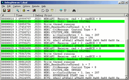 DebugView v.4.8 - бесплатная утилита для просмотра отладочного вывода программ в ОС Windows