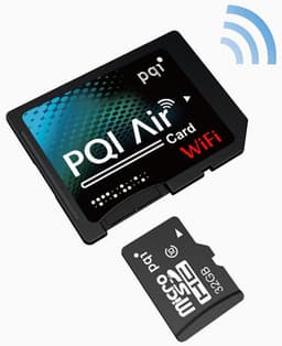 PQI Air Card — способ получить совместный доступ с нескольких мобильных устройств к карте памяти внутри цифровой камеры