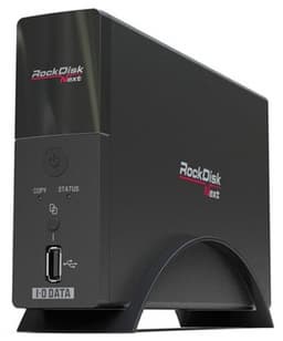 Компактный NAS I-O DATA RockDisk Next рассчитан на один HDD