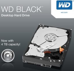 Объем жестких дисков WD Black достиг 4 ТБ