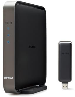 Роутер Buffalo WZR-D1100H и адаптер WI-U2-400D поддерживают Wi-Fi 802.11ac