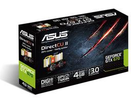 Ассортимент ASUS пополнился 3D-картой GeForce GTX 670 DirectCU II с 4 ГБ памяти