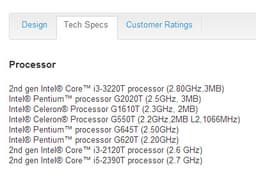 В моноблочном компьютере Dell замечены процессоры Intel Celeron 1610T и Pentium G2020T