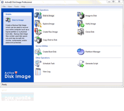 Active@ Disk Image v.6.0.2 - программа для создания копий любых дисков компьютеров