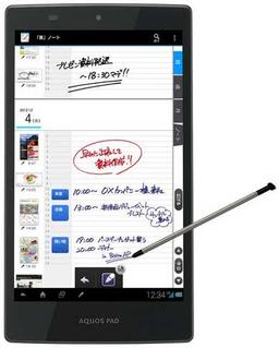 Sharp Aquos Pad SHT21 стал первым планшетом с дисплеем IGZO