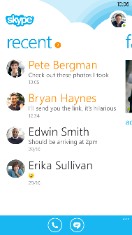 Skype 2.16.0.266 для Windows Phone 8 обновлен