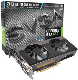 Максимальная частота GPU видеокарт EVGA GeForce GTX 660 FTW Signature 2 2GB и FTW Signature 2 3GB составляет 1137 МГц
