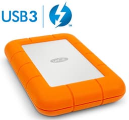 Объем внешнего накопителя LaCie Rugged USB 3.0 Thunderbolt увеличен до 2 ТБ