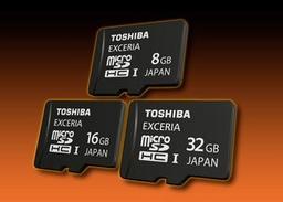 Toshiba пополняет семейство EXCERIA самыми быстрыми в мире карточками памяти формата microSDHC